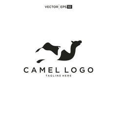 Camel logo design vector illustration