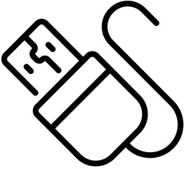 usb line icon