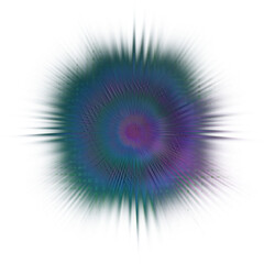 An abstract transparent glitch art burst texture design element.