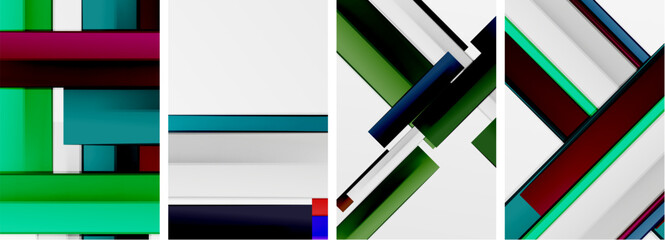 Stripes and lines poster abstract backgrounds. Vector illustration For Wallpaper, Banner, Background, Card, Book Illustration, landing page