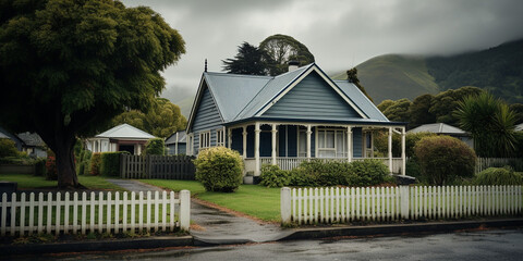 a country house, rural 
