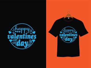 Happy valentine day love art vector t shirt design