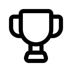 trophy line icon