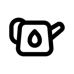 watering can line icon © dwi
