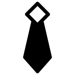 tie glyph icon