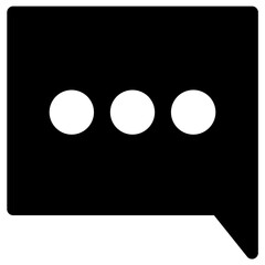 message glyph icon