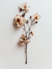 dried beige, brown and dusty rose, flowers on a white background, realistic photograph, minimal, flatlay, muted tones, --ar 3:4 --v 6 Job ID: 2f597571-6cc7-4b00-8afe-b8109eb6958f
