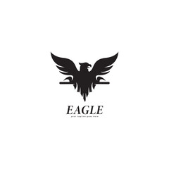 Eagle Head Logo Vector Template, Symbol, Logo
