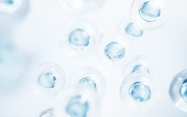 Transparent blue cells background, 3d rendering. - obrazy, fototapety, plakaty