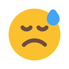 Fototapeta premium disappointed Flat icon