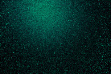 Black dark blue green shiny glitter abstract background with space. Twinkling glow stars effect....