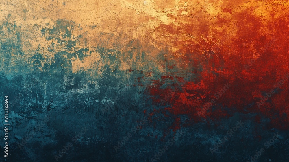 Poster a seamless gradient transitioning from deep blue to rich brown, with hints of warm red, reminiscent 