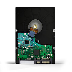 3d rendering illustration of HDD isolated on transparent background - 711215071