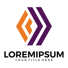 Free Vector Abstract Company Logo Template