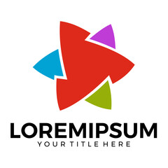 Free Vector Abstract Company Logo Template
