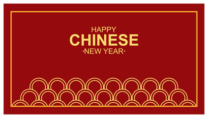 Fototapeta na wymiar Happy Chinese new year design Japanese, Korean, Vietnamese lunar new year. Vector illustration and banner concept for cover, card, poster, banner. Chinese