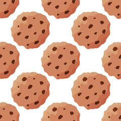 cookie chocolate day sweet food snack pattern