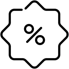discount line icon