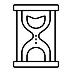   Hourglass line icon
