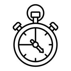   Stopwatch line icon
