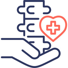 Obraz premium Chiropractic Care Icon