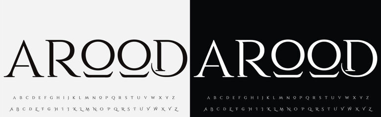 Modern Bold Font. Typography urban style alphabet and number for fashion, sport, technology, digital, movie, logo design, vector illustration