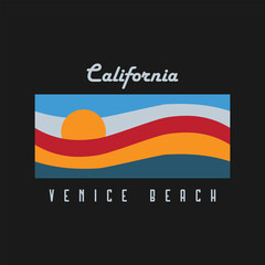 California Illustration typography for t shirt, poster, logo, sticker, or apparel merchandise