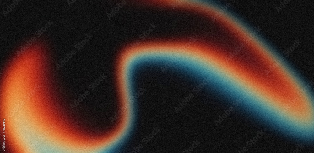 Wall mural : 4k beautiful color gradient background with noise. abstract pastel holographic blurred grainy grad