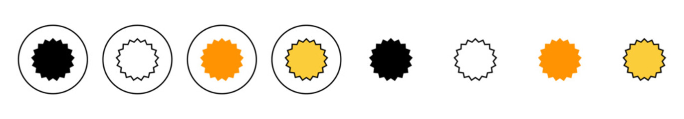 Badge icon set vector. Awards icon vector. Achieve sign and symbols