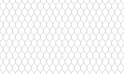 Grey curvy line seamless pattern. Vector Repeating Texture.