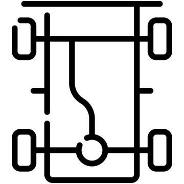 chassis line icon