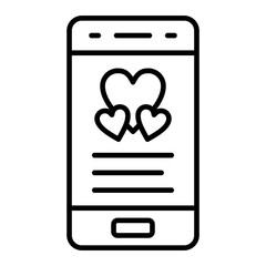   Smartphone line icon