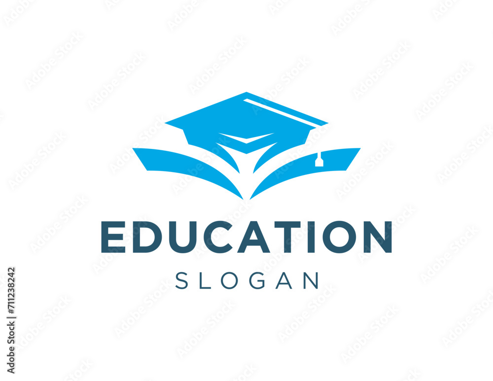 Poster the logo design is about education and was created using the corel draw 2018 application with a whit