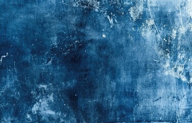 Abstract Blue Grunge Texture - Creative Artistic Background