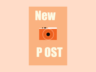 Post card background and texture 