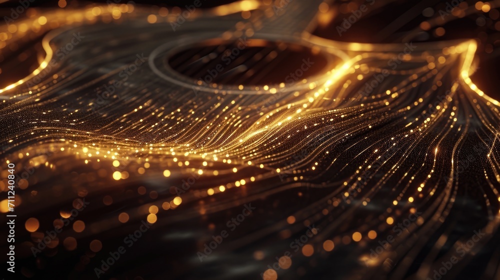 Poster the subtle movements of guitar strings are transformed into a stunning display of glowing trails wea