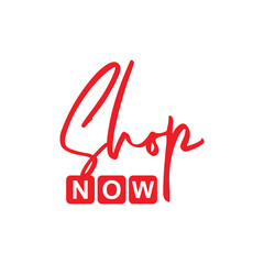 shop now button on white background	