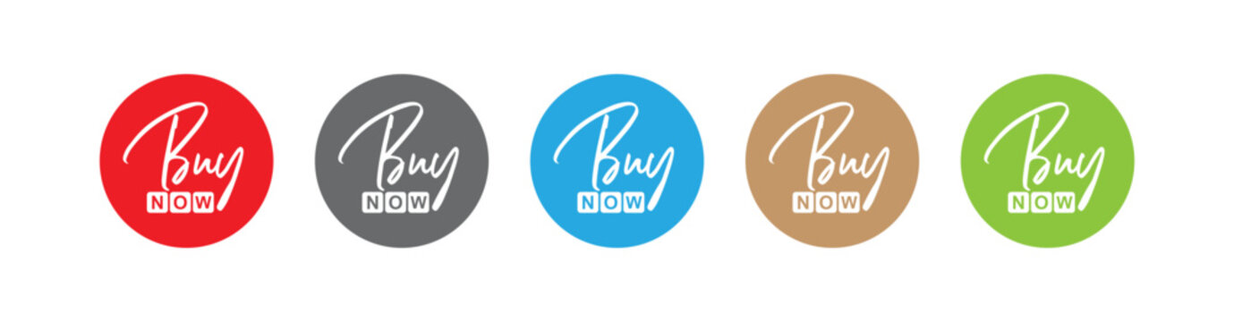 buy now icon on white background