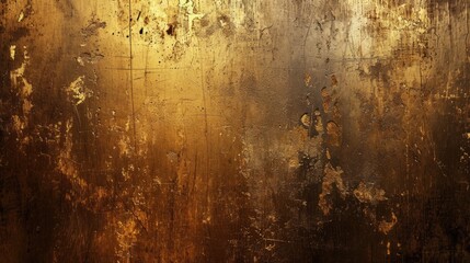 Obraz premium Metallic gold texture, old wall background