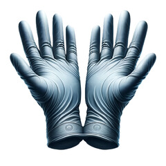 Isolated pair of Gloves clothing item on a transparent background, PNG File Format - obrazy, fototapety, plakaty