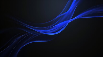 Naklejka premium abstract black with dark blue Indigo accents background, minimalist, creative wallpaper