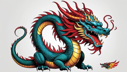 Embrace Chinese Legends with Heat Transfer Dragon Designs