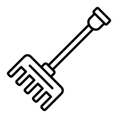  Pitchfork line icon