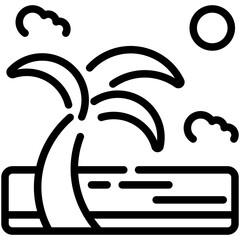 beach line icon