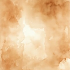 Obraz premium Abstract art background light beige and brown colors. Watercolor painting on canvas with sand wavy gradient. Fragment of artwork on paper with pearl wave pattern. Texture backdrop.