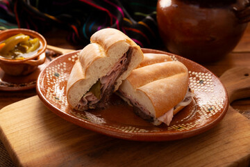 Mexican ham sandwich, in Mexico it is called Torta de Jamon, it is the most popular of the Mexican...