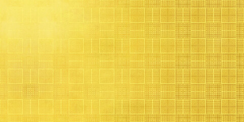 光沢感のあるゴールドカラーのイラスト風繊維素材