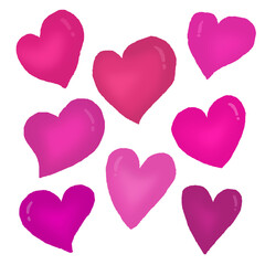 valentines love heart illustration