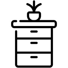 drawer line icon