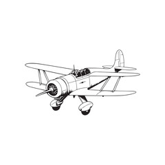 Vintage Airplane Vector Art, Icons, and Graphics